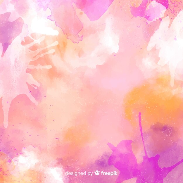 Abstract watercolor stains background