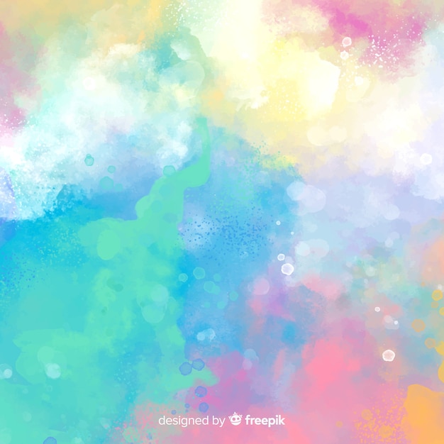 Abstract watercolor stains background