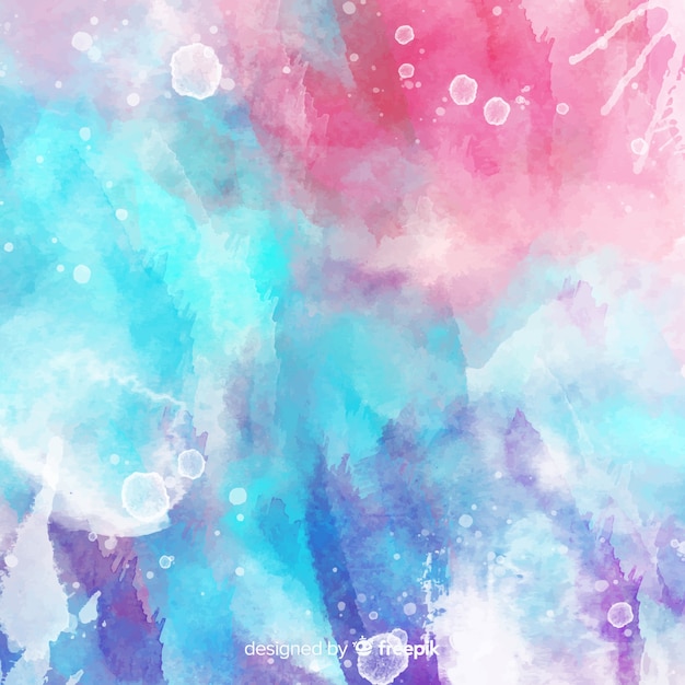 Abstract watercolor stains background