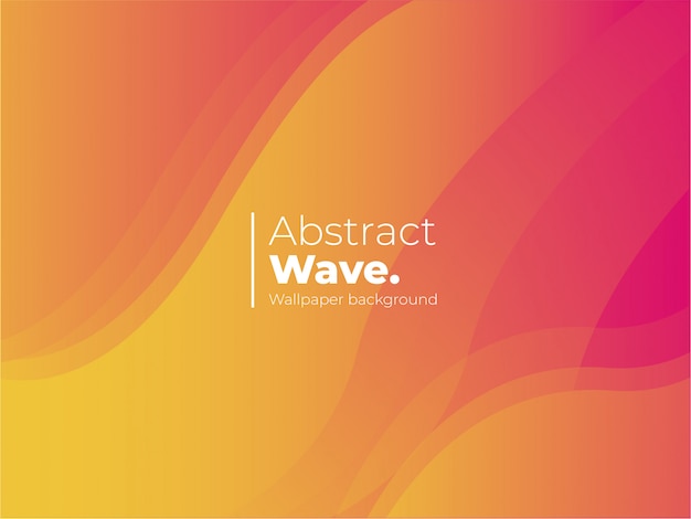 Abstract Wave Background with Colorful Shapes