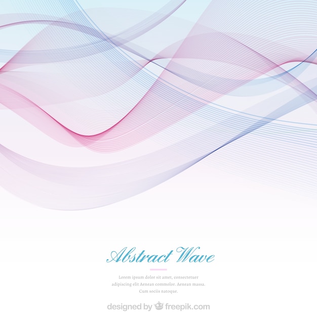 Abstract wave background