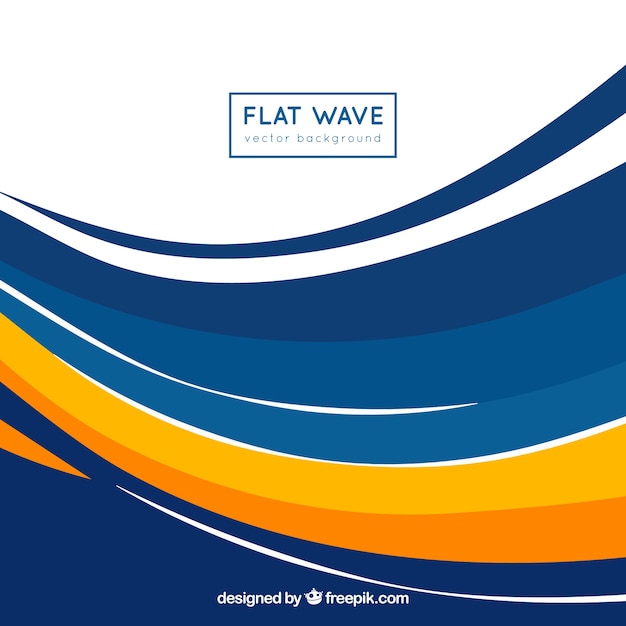 Abstract wave background