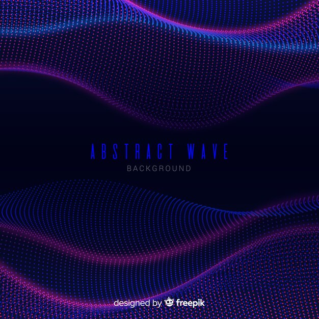 Abstract wave background