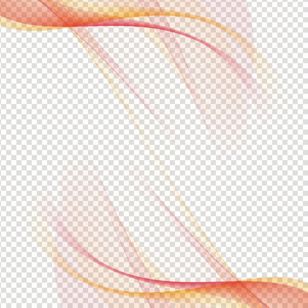 Free Vector abstract wave design on transparent background