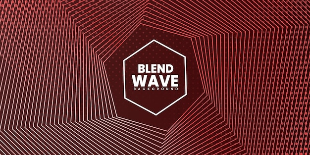 Abstract Wave Effect Maroon Halftone Background Multipurpose Design Banner