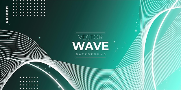 Abstract Wave Effect Sky Blue Background Multipurpose Design Banner