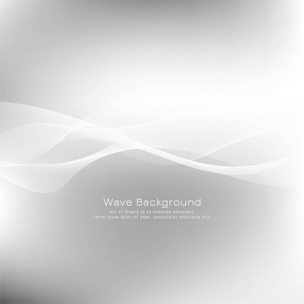 Abstract wave grey background