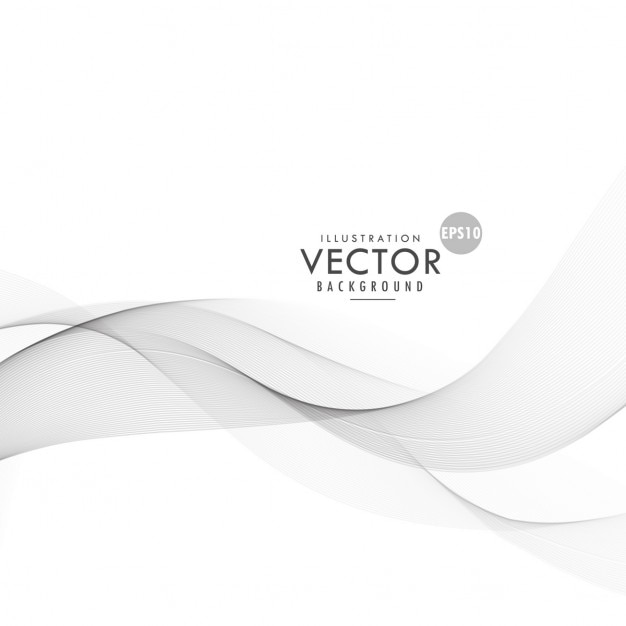 Free Vector abstract wave, modern gray background