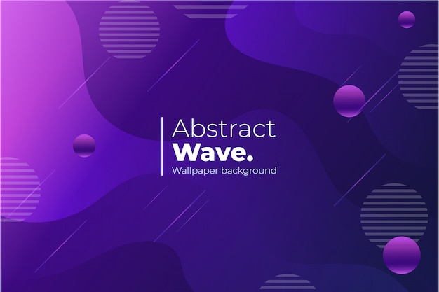 Abstract Wave Wallpaper Background