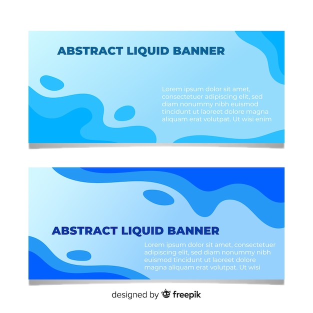 Abstract waves banner