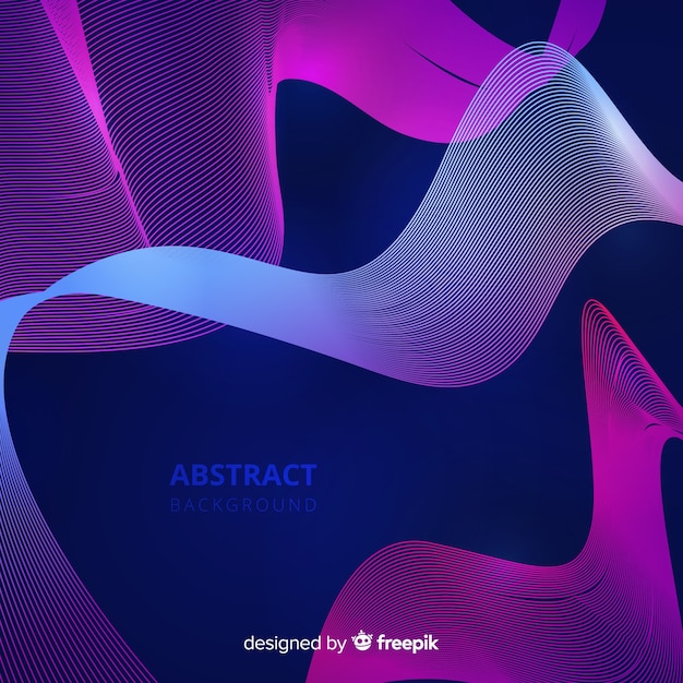 Free Vector abstract wavy background