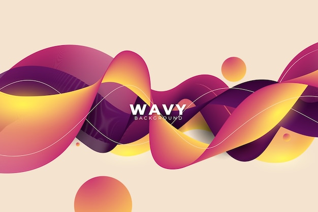 Abstract wavy background