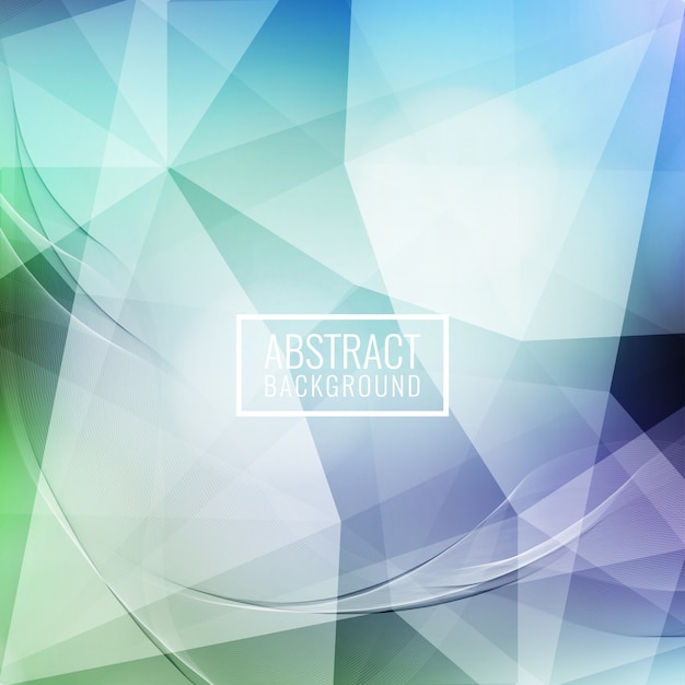 Abstract wavy geometric background