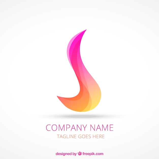 Abstract wavy logo