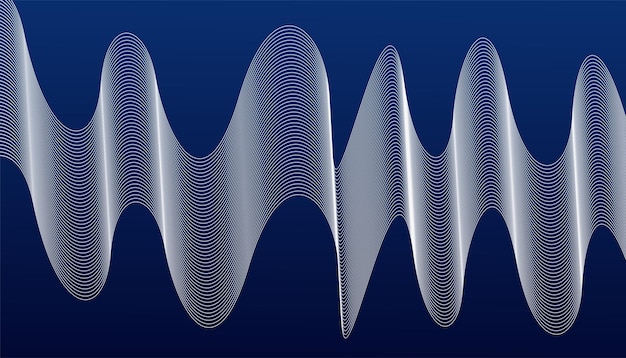 Free Vector abstract wavy modern background