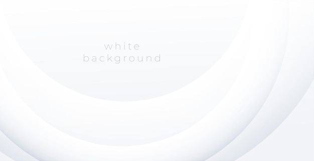 Abstract white background with curve lines