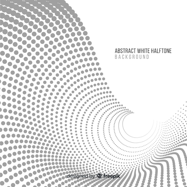 Abstract white halftone background