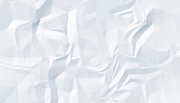 Free Vector abstract white paper texture wallpaper with crumple effect