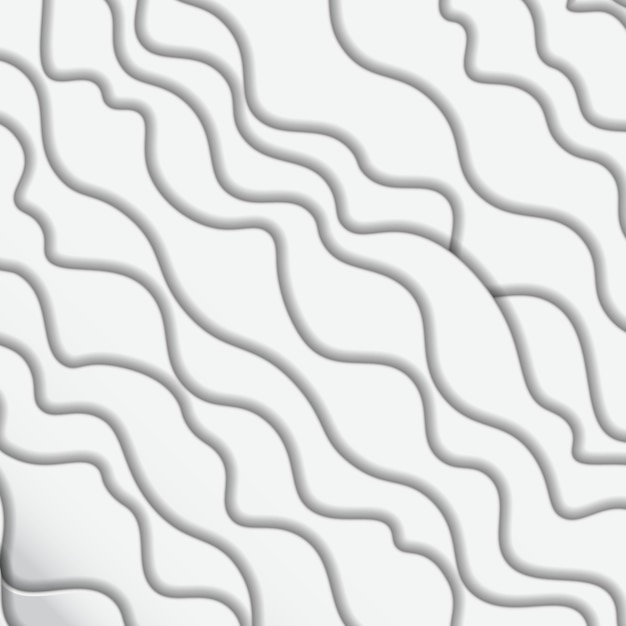 Abstract white waves background