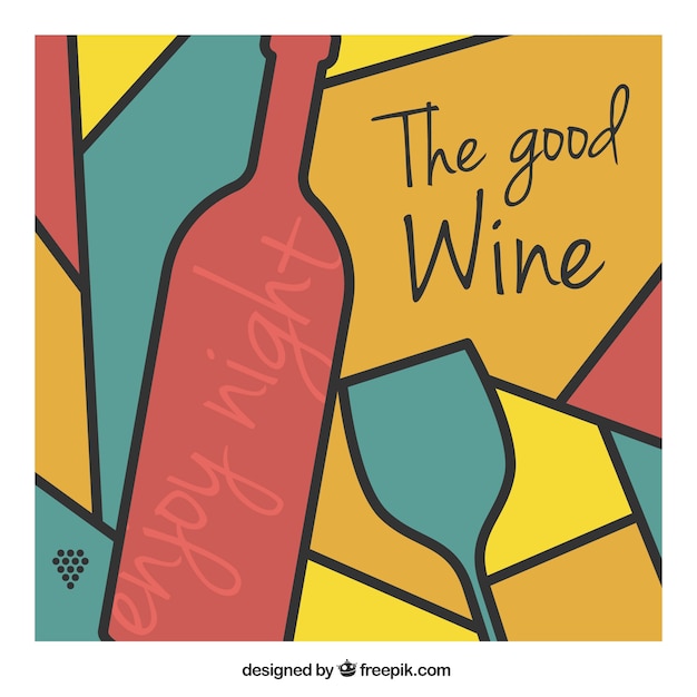 Abstract wine background