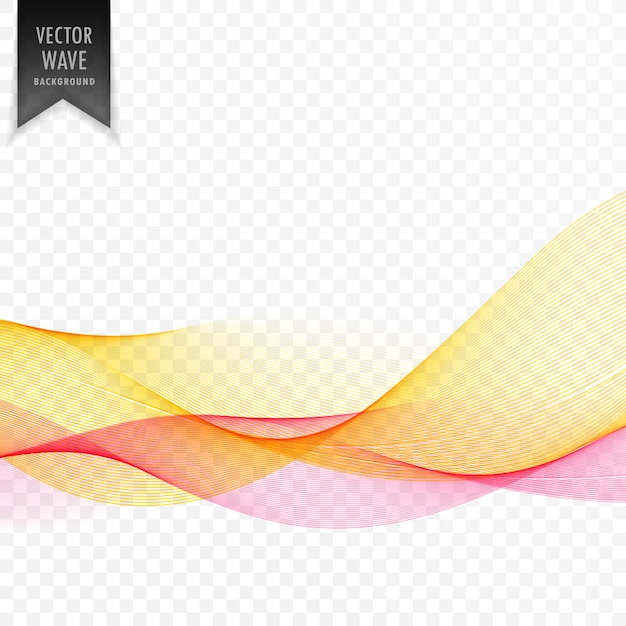 abstract yellow wave background design