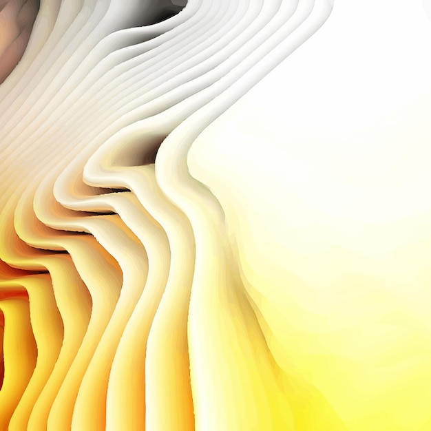 Abstract yellow wave background