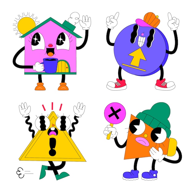 Acid sticker set