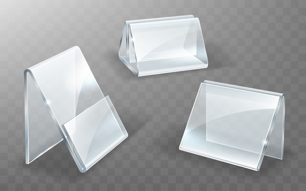 Acrylic holder, glass or plastic display stand