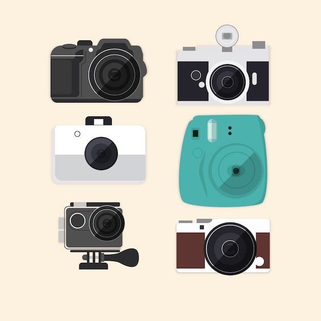 Actual cameras collection