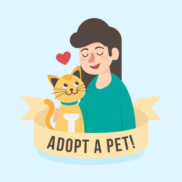 Adopt a pet concept