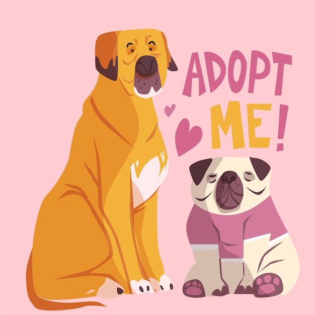 Adopt a pet concept