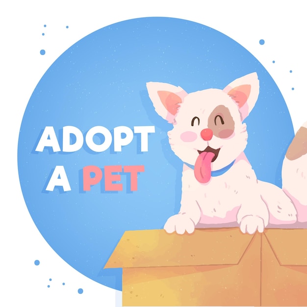 Adopt a pet concept