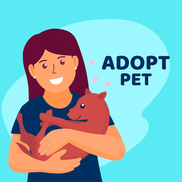 Adopt a pet concept