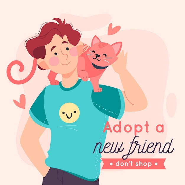 Adopt a pet concept