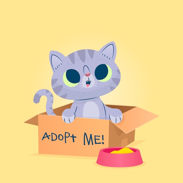 Adopt a pet concept