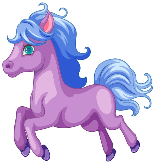 Adorable Unicorn Cartoon Vector Illustration