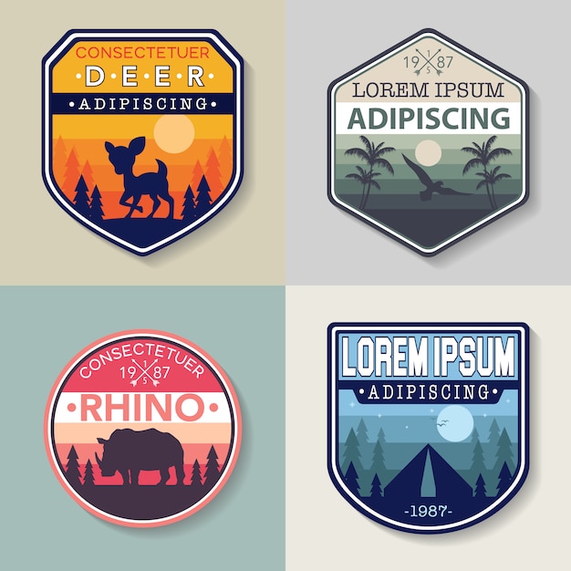 Adventure badges collection