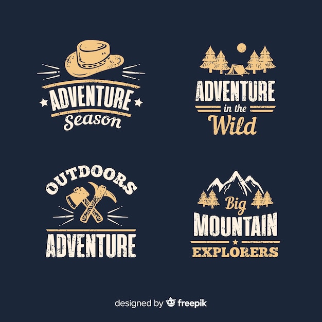 Adventure logo collection