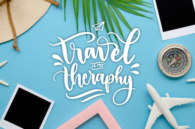 Adventure travel lettering