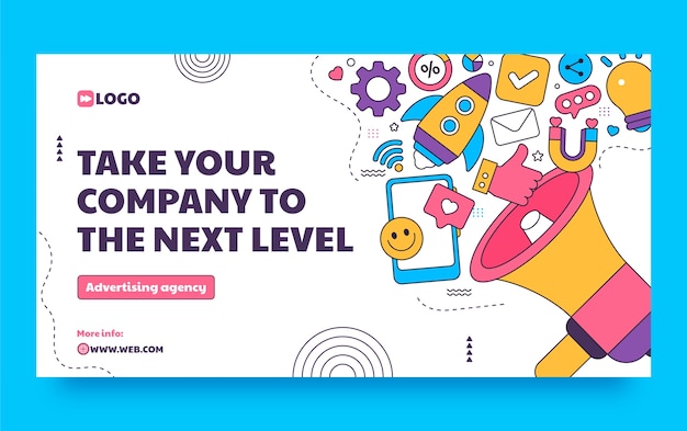 Advertising agency template design