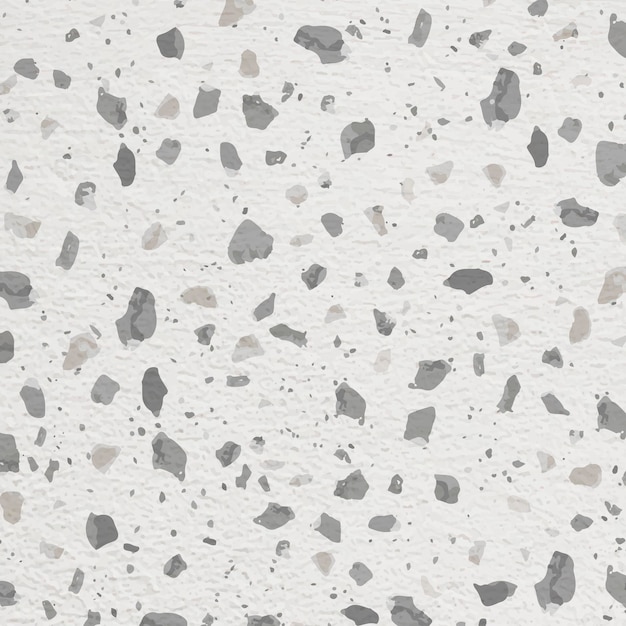 Free Vector aesthetic background, terrazzo pattern, abstract gray design vector