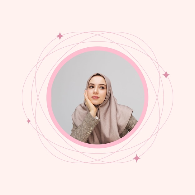 Free Vector aesthetic pastel bookworm's haven instagram profile picture