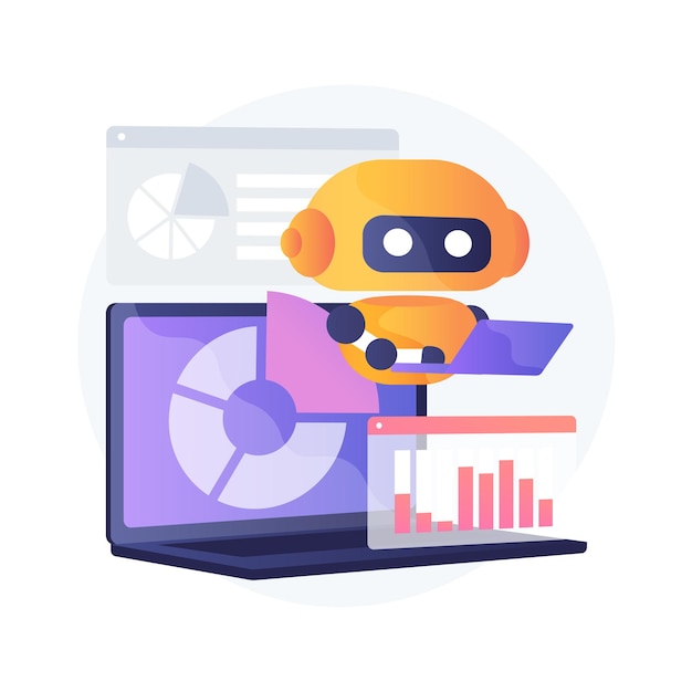 AI-powered marketing tools abstract concept illustration