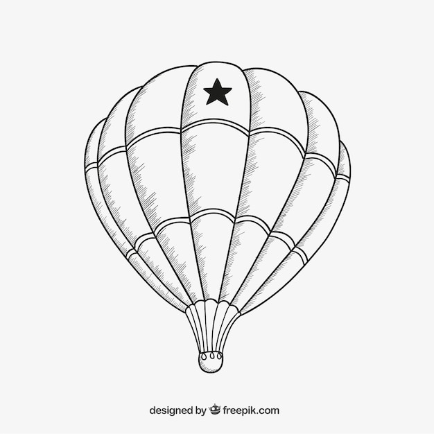 Air balloon sketch 