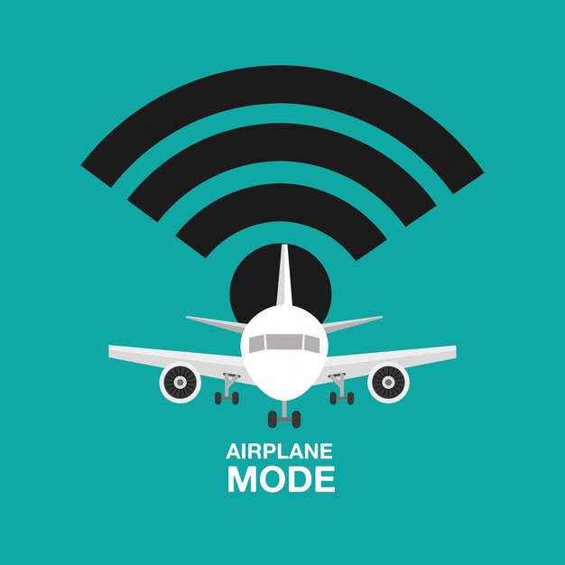 airplane mode design, wifi off