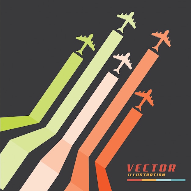 Free Vector airplane 