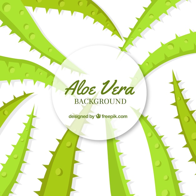 Free Vector aloe vera background