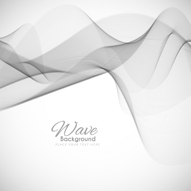 Amazing gray background with waves