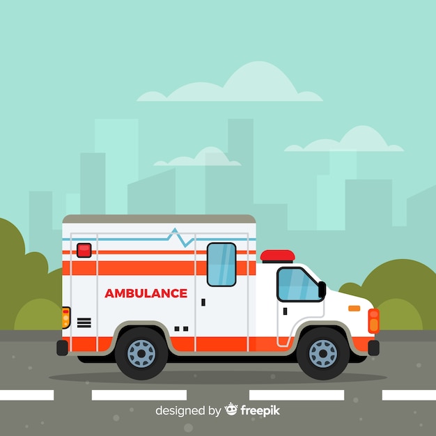 Ambulance vector