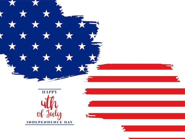 American 4th of july celebration modern background